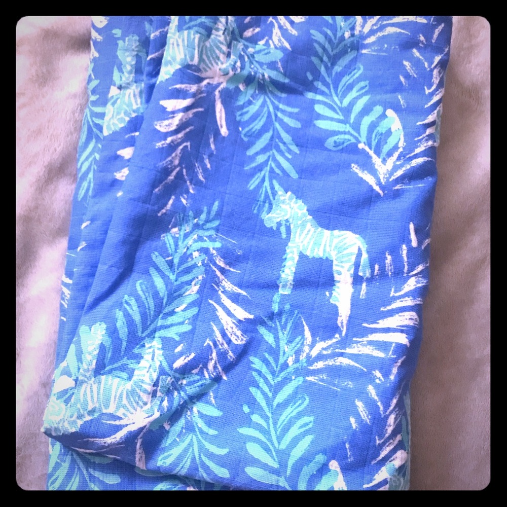 Lilly Pulitzer baby swaddle